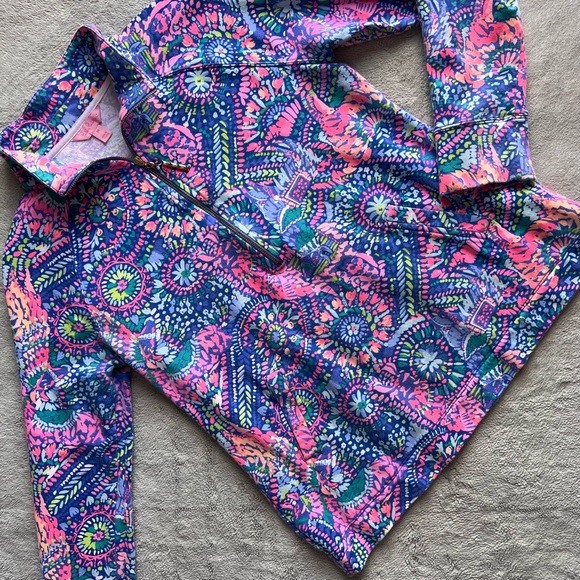 Lilly Pulitzer Tops - Lilly Pulitzer Skipper Popover No Prob Llama 1/2 Zip Pullover Preppy Sweatshirt